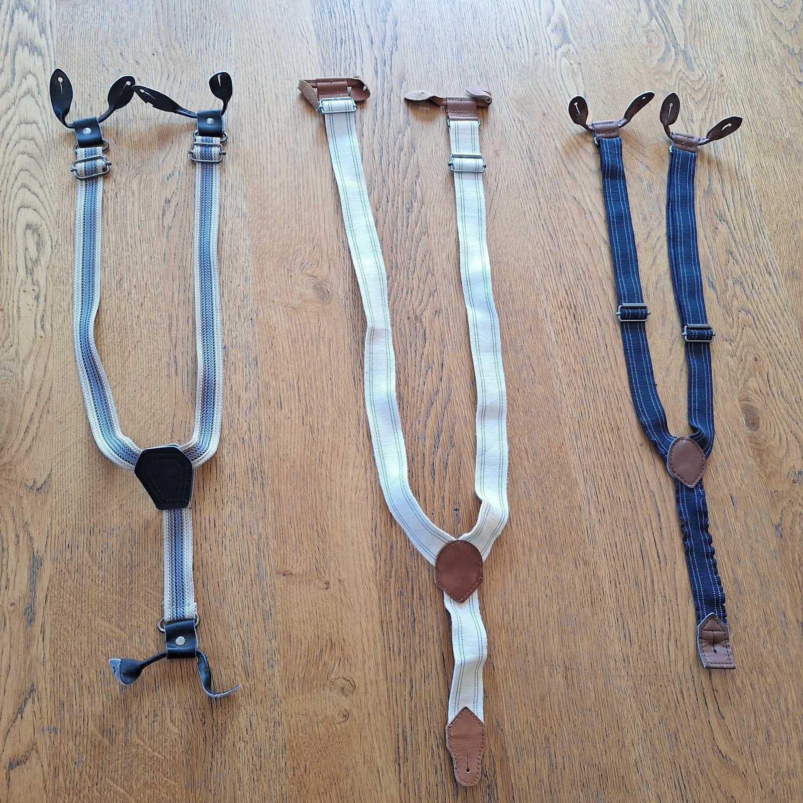 Bretels met knoopsluiting 3 stuks meerkleurig kinderkleding, Ophalen of Verzenden, Gebruikt, Jongen of Meisje