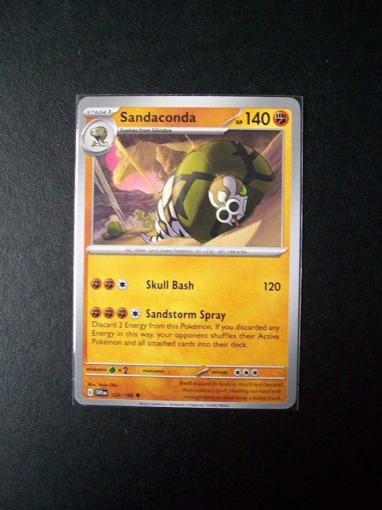 3573. Nieuwe Pokemon Kaart SANDACONDA HP 140 (120/198), Verzenden, Nieuw, Losse kaart