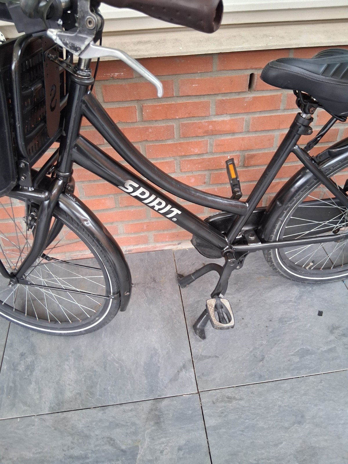 Mooie Spirit fiets met voordrager en mand, Overige merken, Terugtraprem, Gebruikt, Versnellingen