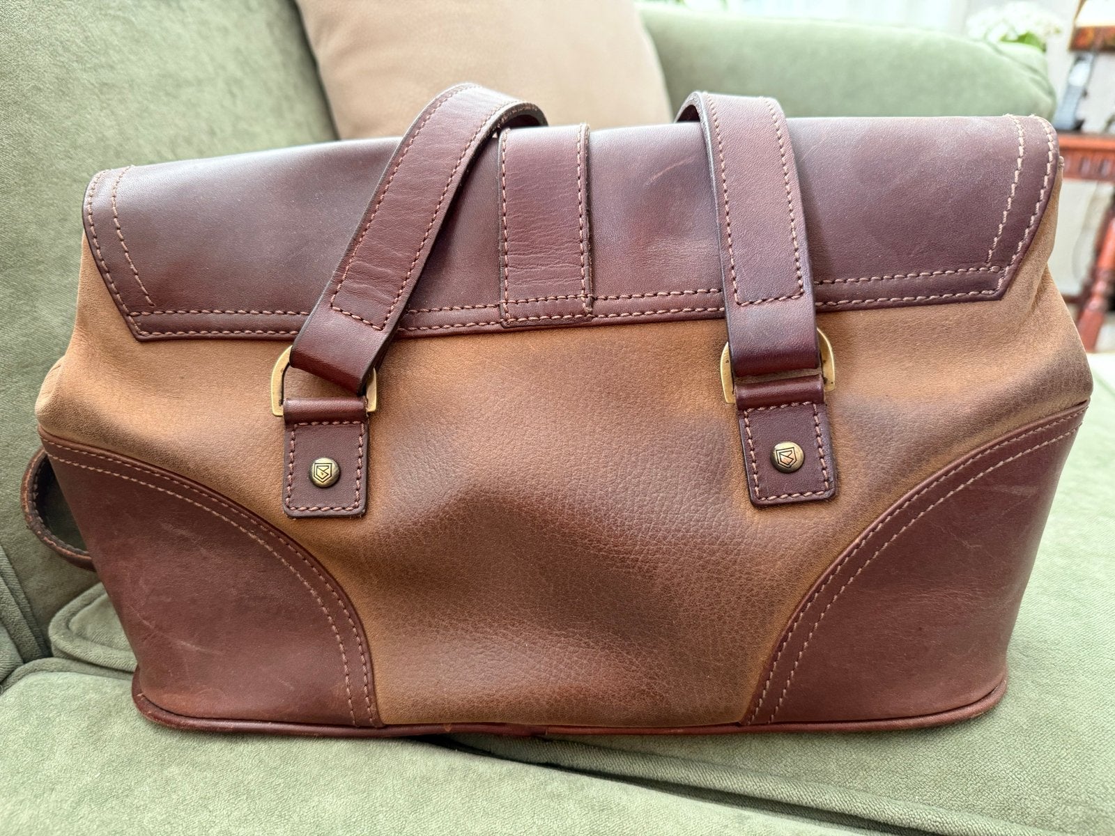 Dubarry Leren Handtas - Bruin, Ophalen of Verzenden, Zo goed als nieuw, Bruin, Handtas