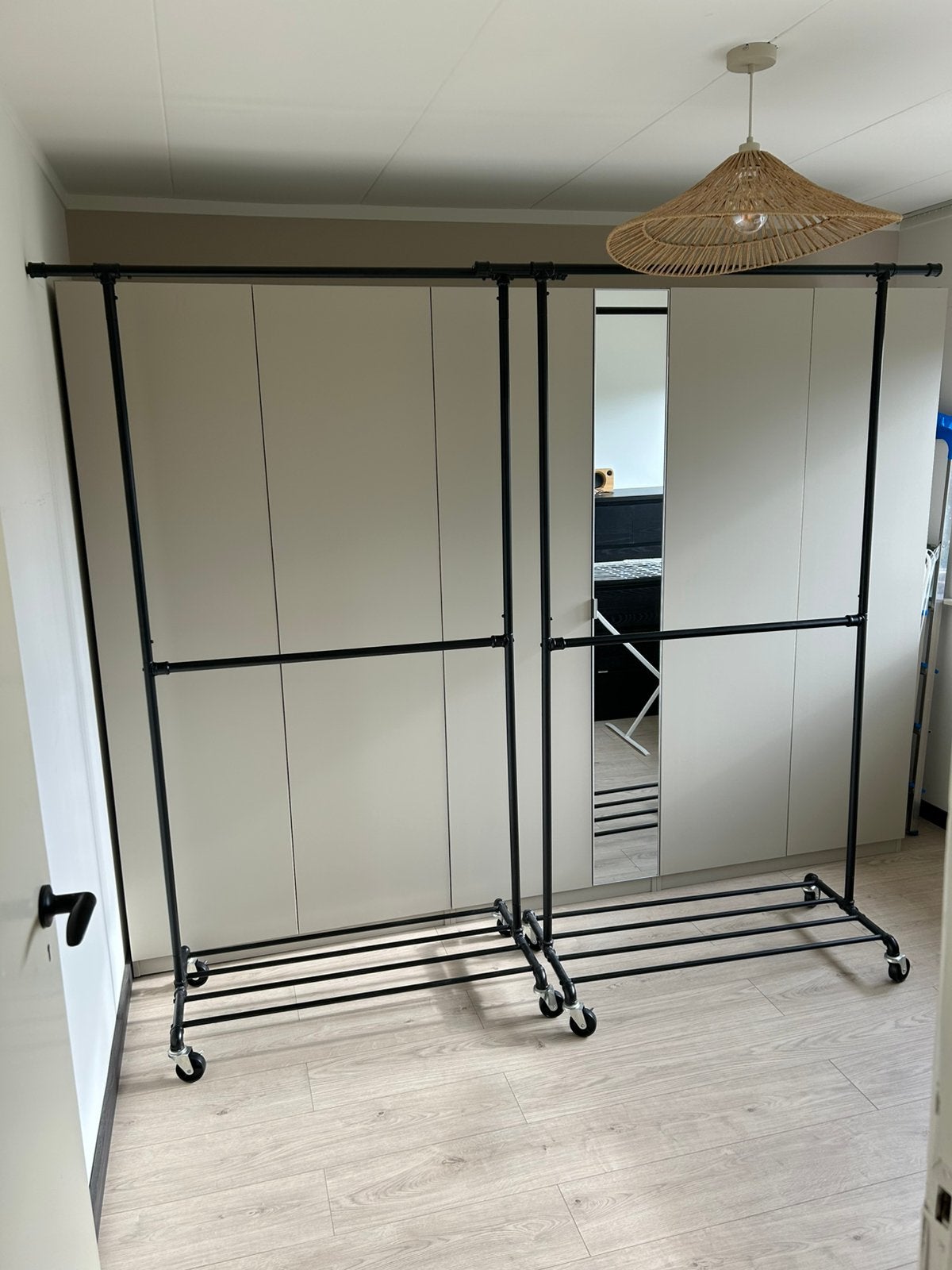 Kledingrekken dubbel (2 stuks), Ophalen, Zo goed als nieuw