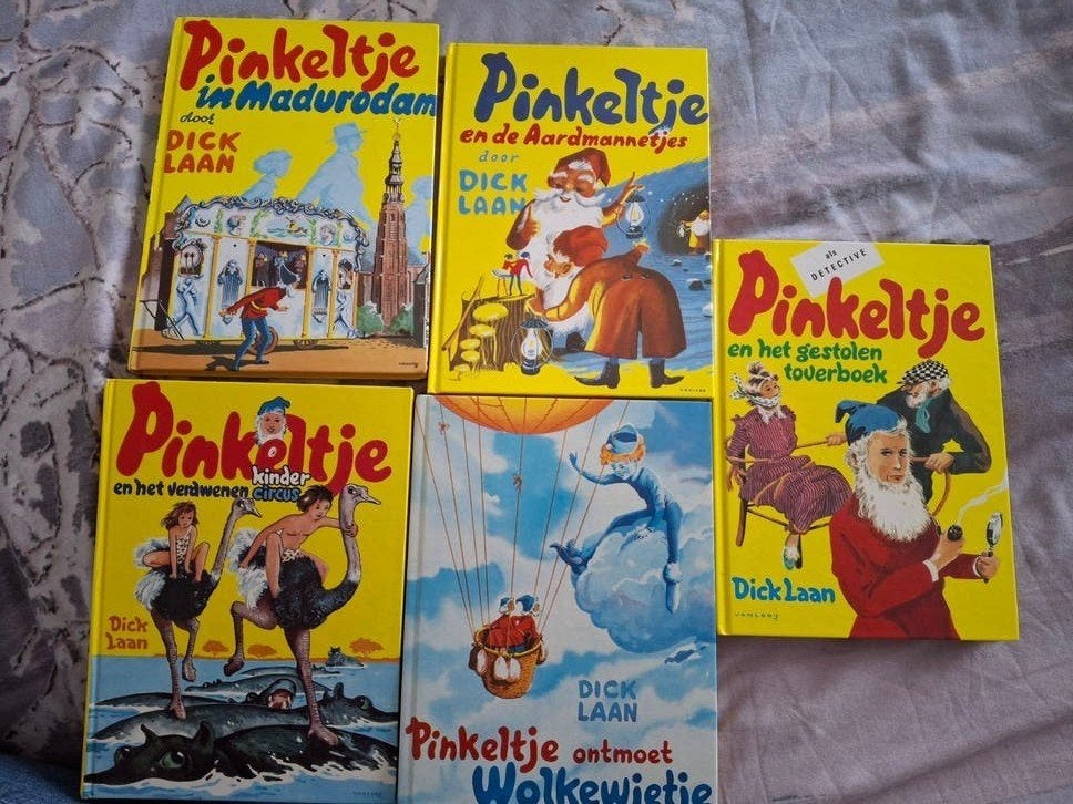 Pinkeltje boeken - Dick Laan (5 stuks), Boeken, Ophalen of Verzenden, Gelezen, Dick Laan, Fictie algemeen