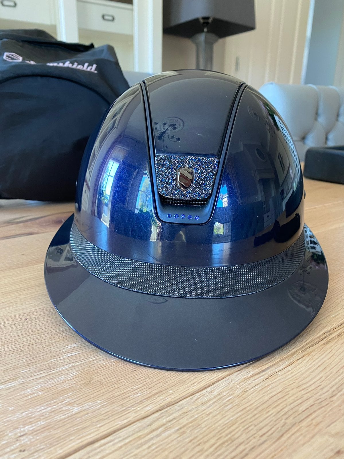 Samshield cape blauw maat s Als nieuw !, Dieren en Toebehoren, Ophalen, Sierdetails, Dressuur, Zo goed als nieuw