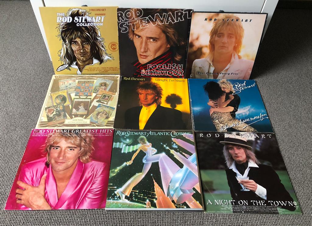 10 lp’s Rod Stewart, Ophalen, Zo goed als nieuw, 12 inch