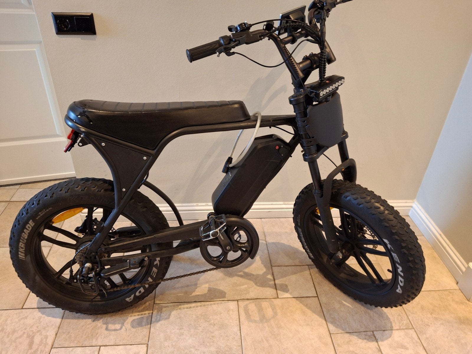 Fatbike C80 met odi plaatje, licht met toeter,achterbankje, Gebruikt, 59 cm of meer, 50 km per accu of meer, Ophalen