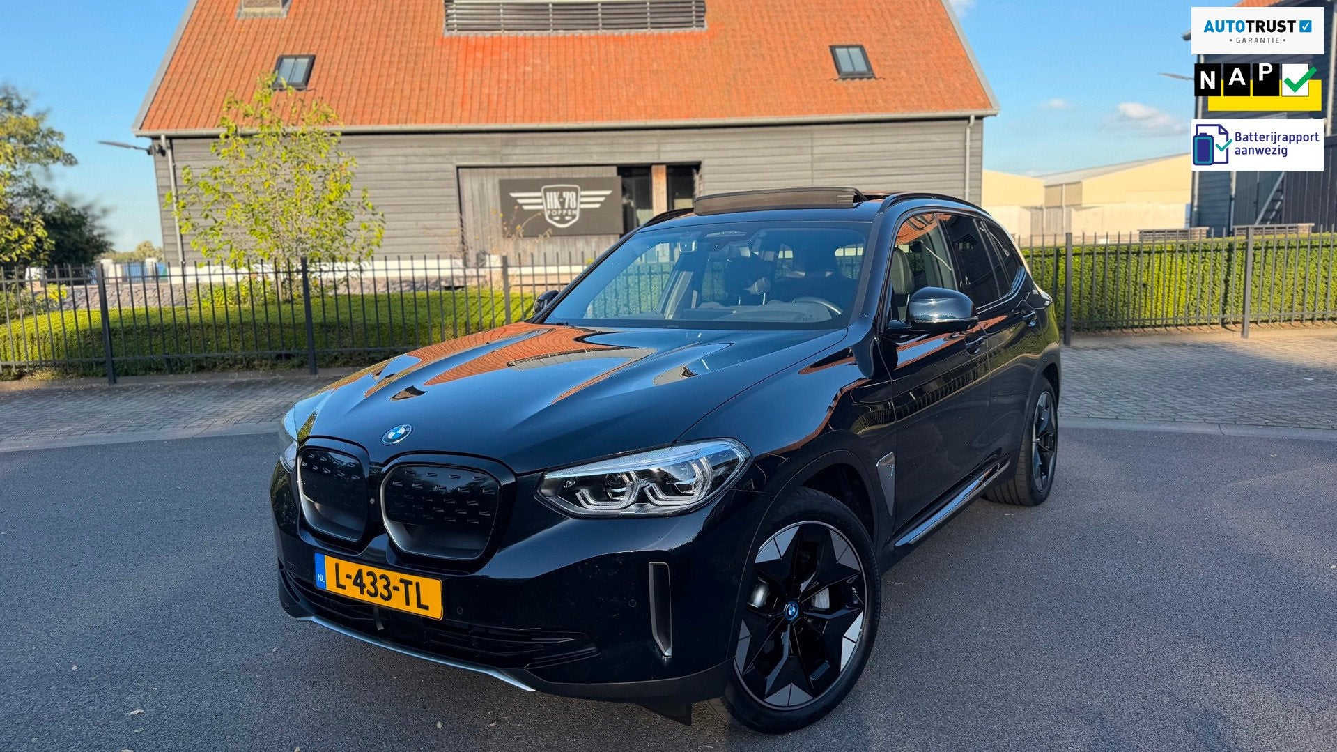BMW IX3 High Executive 80 kWh SOH 98% PANORAMADAK/HEAD-UP/HA, Auto's, Dealer onderhouden, Achterwielaandrijving, Gebruikt, 1333 min
