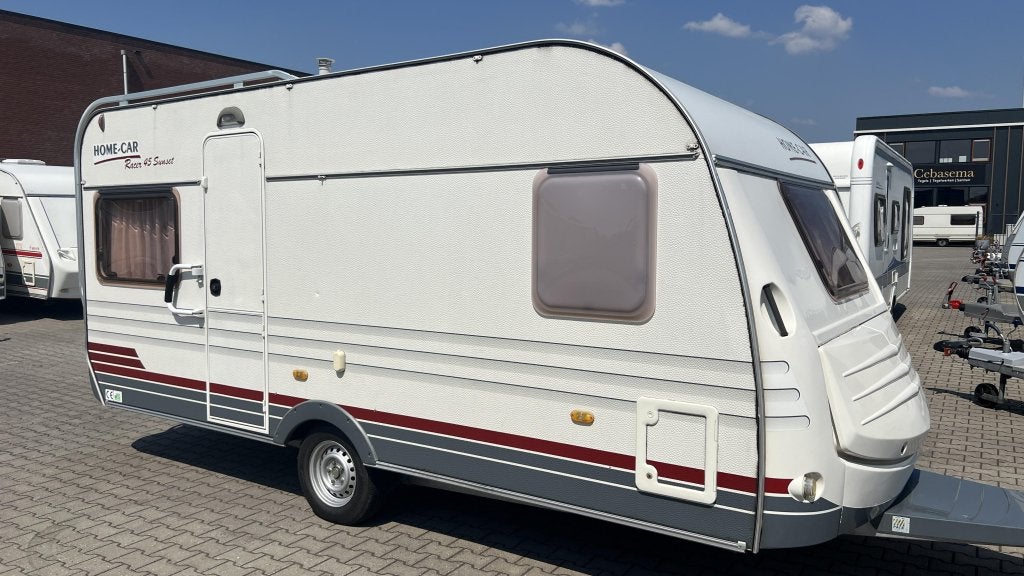 Home-Car Racer Sunset 45 bouwjaar 2003 met voortent, Caravans en Kamperen, Caravans, Schokbreker, Home-car, Rondzit, Bedrijf