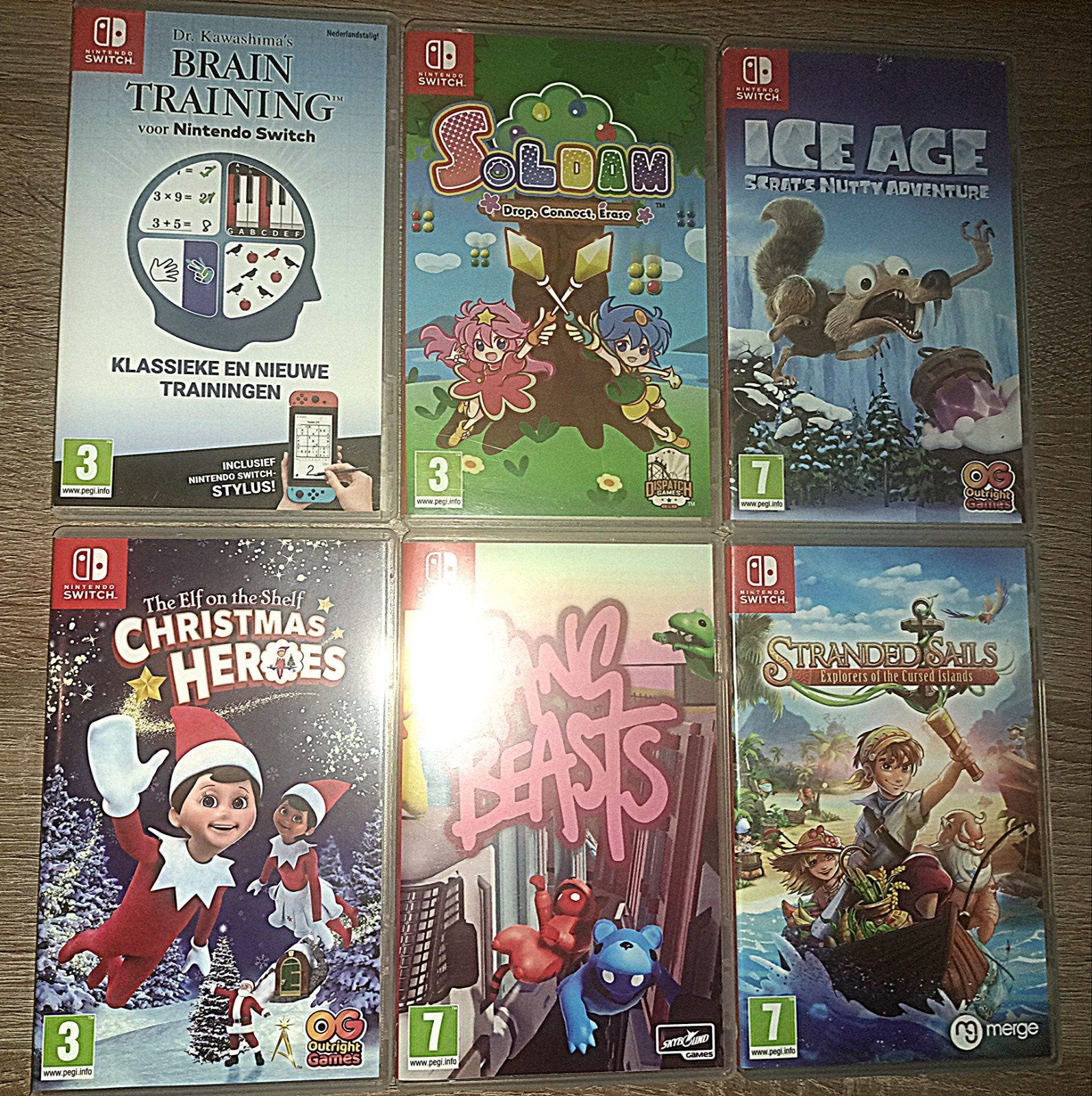 6 games nintendo switch