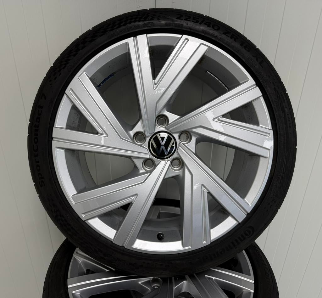 Originele Volkswagen Golf Bergamo Velgen 18 Inch Zomer 5x112, Auto-onderdelen, Banden en Velgen, Ophalen, 18 inch, Gebruikt, -