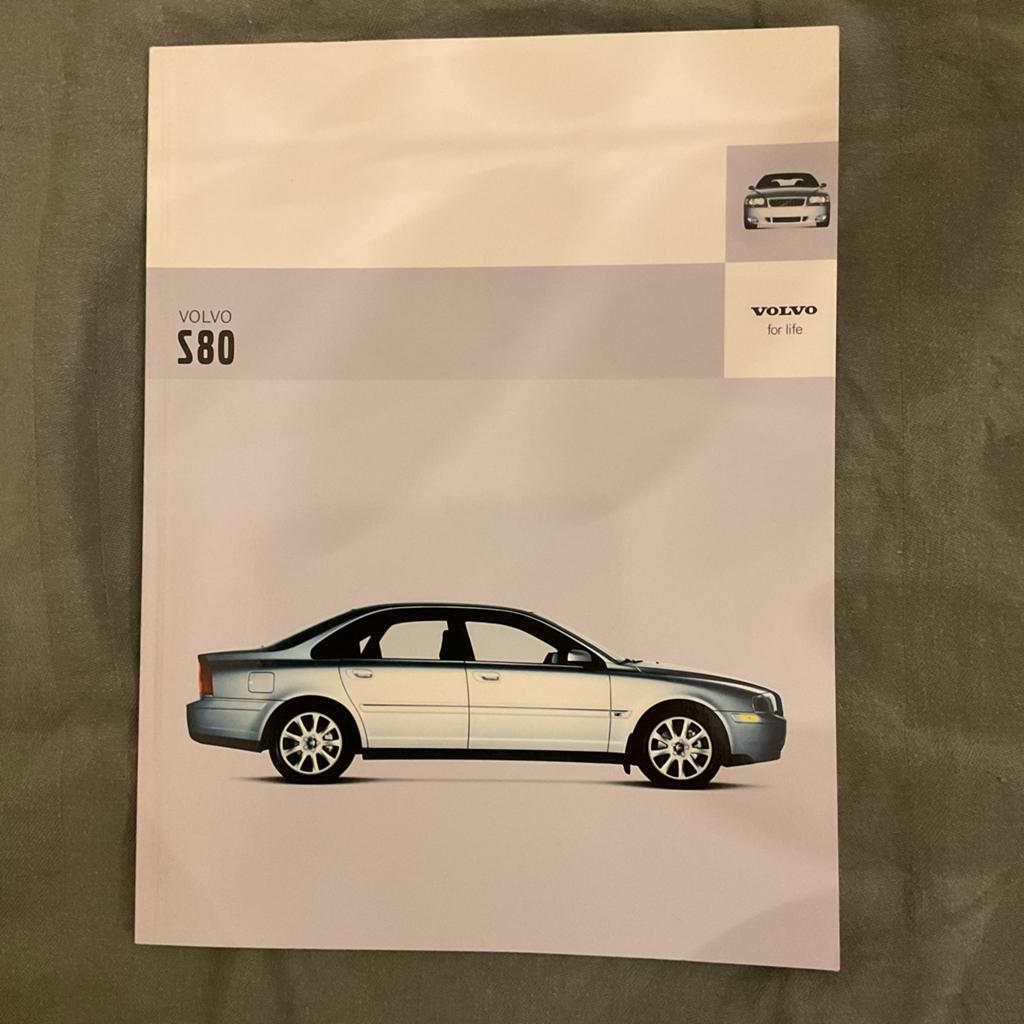 Volvo S80 brochure NL in top conditie, Ophalen of Verzenden, Zo goed als nieuw, Volvo