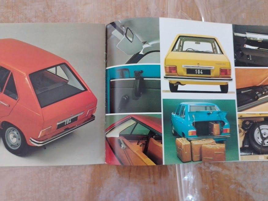 Peugeot 104 Introductiefolder 1972, Ophalen of Verzenden, Nieuw, Peugeot