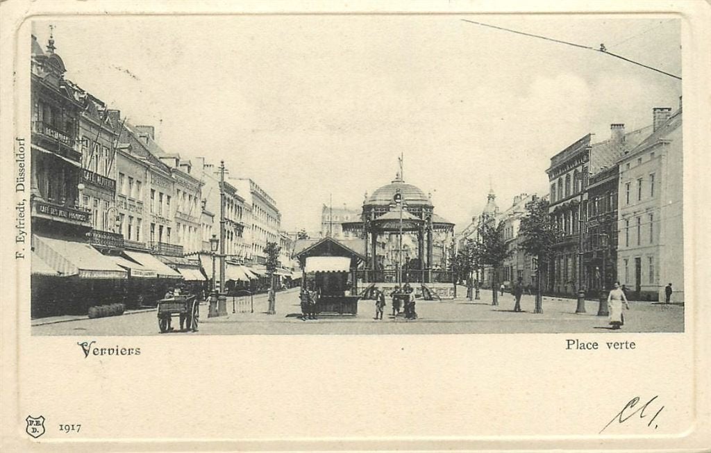 379-003-027 Verviers Place Verte, Ophalen of Verzenden, Voor 1920, Overig Europa