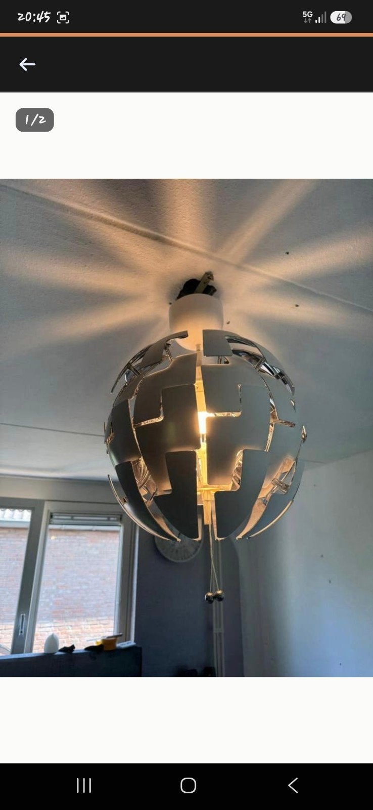 Te koop ikea lamp, Ophalen, Zo goed als nieuw