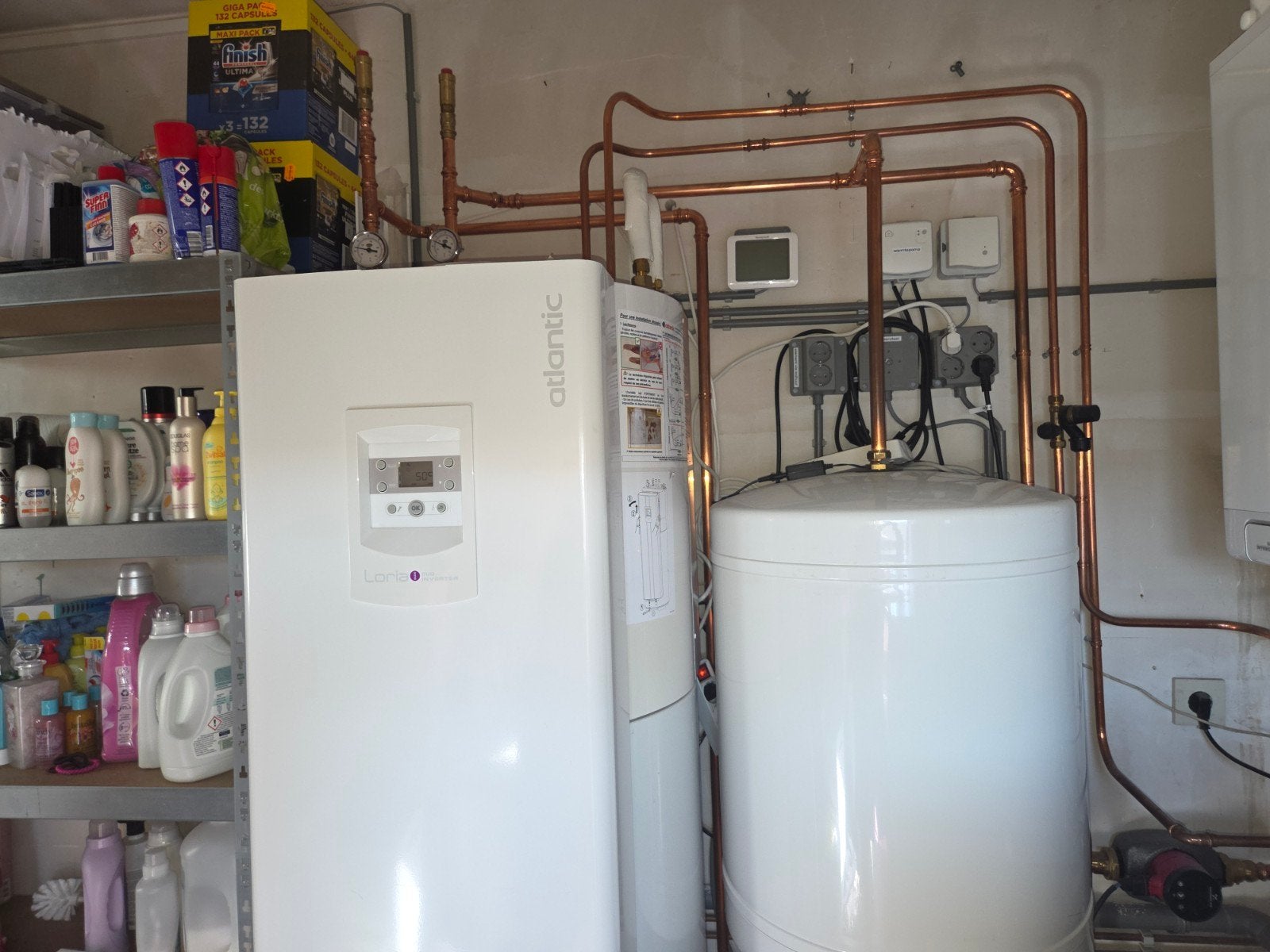 Atlantic Loria Duo Inverter warmtepomp, Ophalen, Zo goed als nieuw, Overige typen, 80 cm of meer
