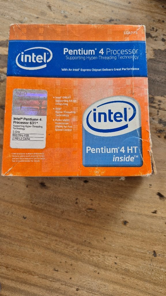 Intel Pentium 4 Processor 631 LGA775, Ophalen of Verzenden, Nieuw, Windows