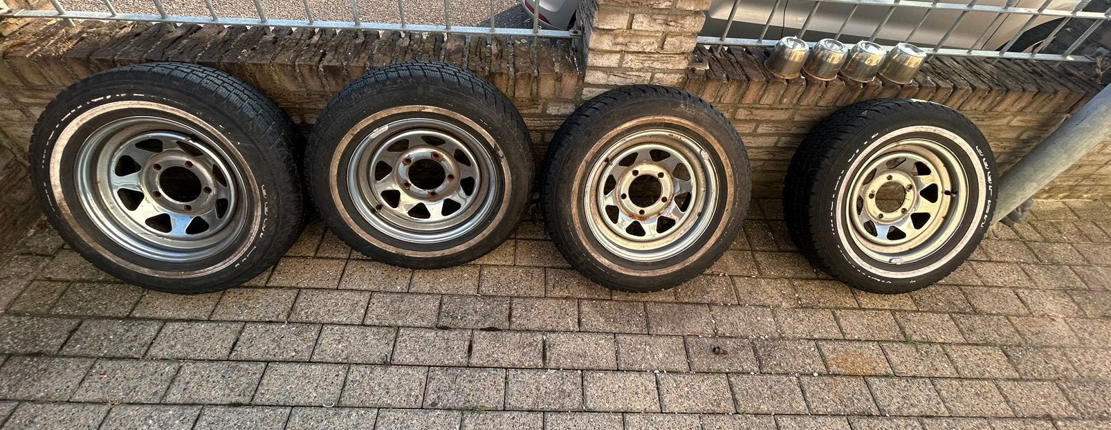Suzuki samurai banden met velgen, Ophalen of Verzenden, Gebruikt, Suzuki