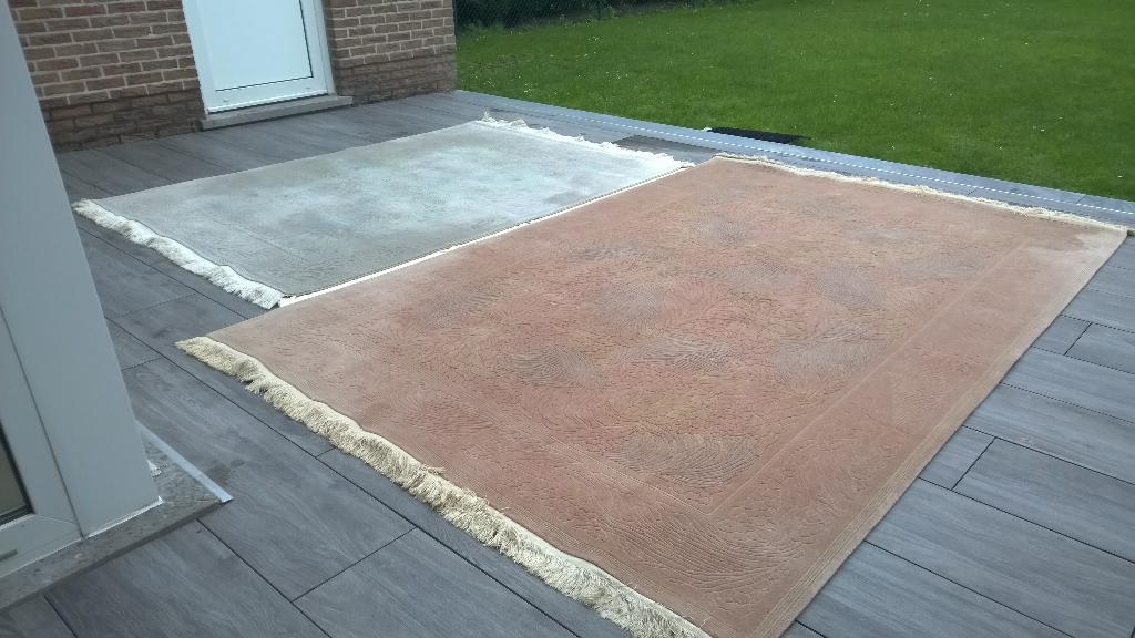 Design Top  kwaliteit  wollen tapijten, Blauw, 200 cm of meer, Ophalen of Verzenden, Zo goed als nieuw