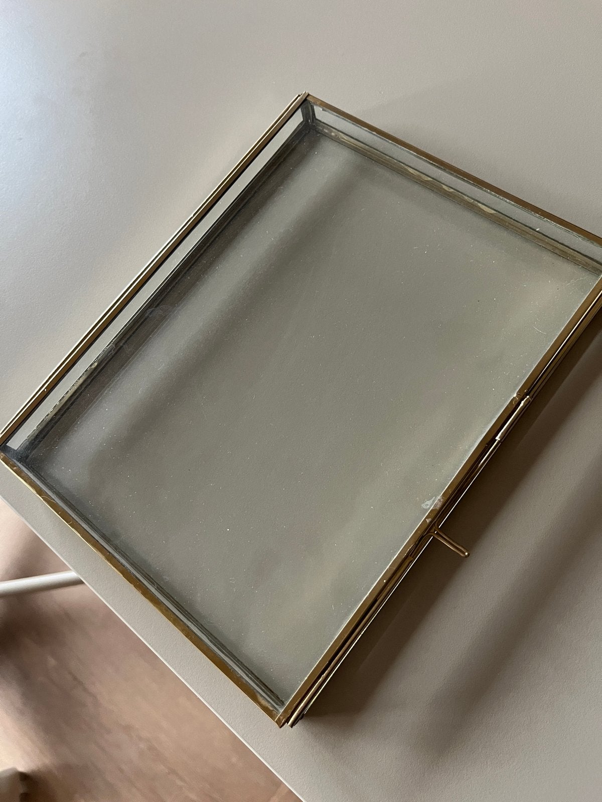 Sissy Boy glazen bakje met goudkleurige rand, Ophalen of Verzenden, Gebruikt, Goud, Glas