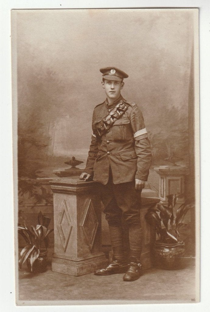 foto /fotokaart militair Engels ? British Army WOI ?, Verzenden, X, Foto of Poster, Engeland