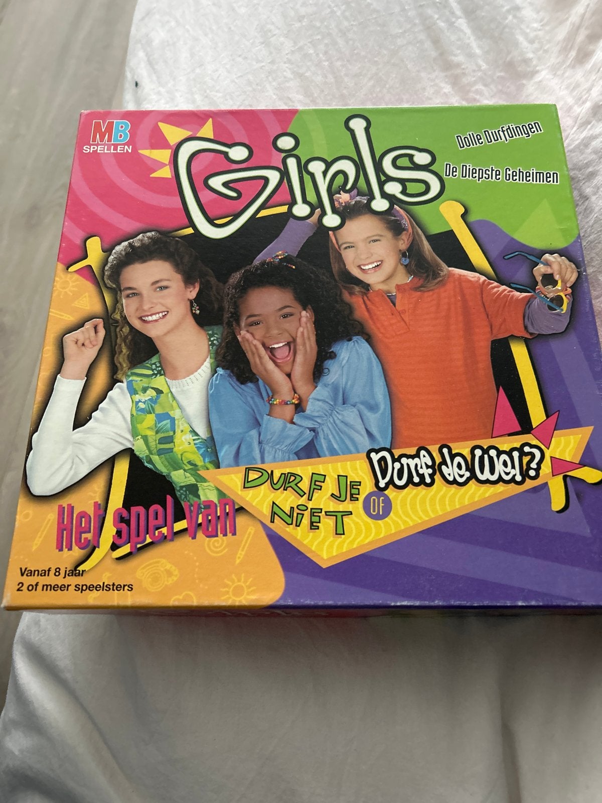 MB Spellen Girls: Dolle Durfdingen & Diepste Geheimen, Drie of vier spelers, Ophalen of Verzenden, Gebruikt