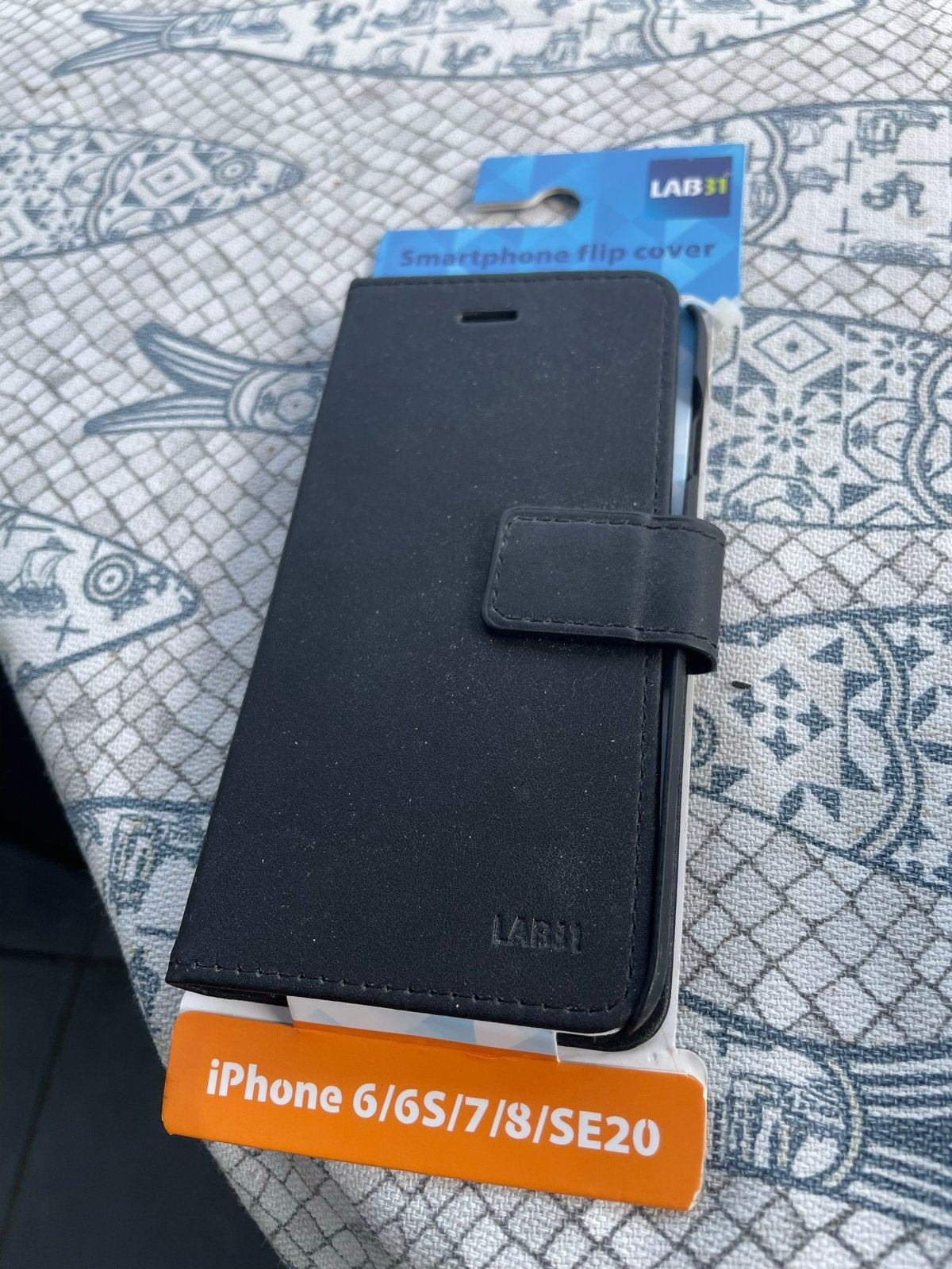 LAB31 Flip Cover Hoesje voor iPhone 6/6S/7/8/SE20 - Nieuw, IPhone 6, Zwart, Overige merken, Nieuw