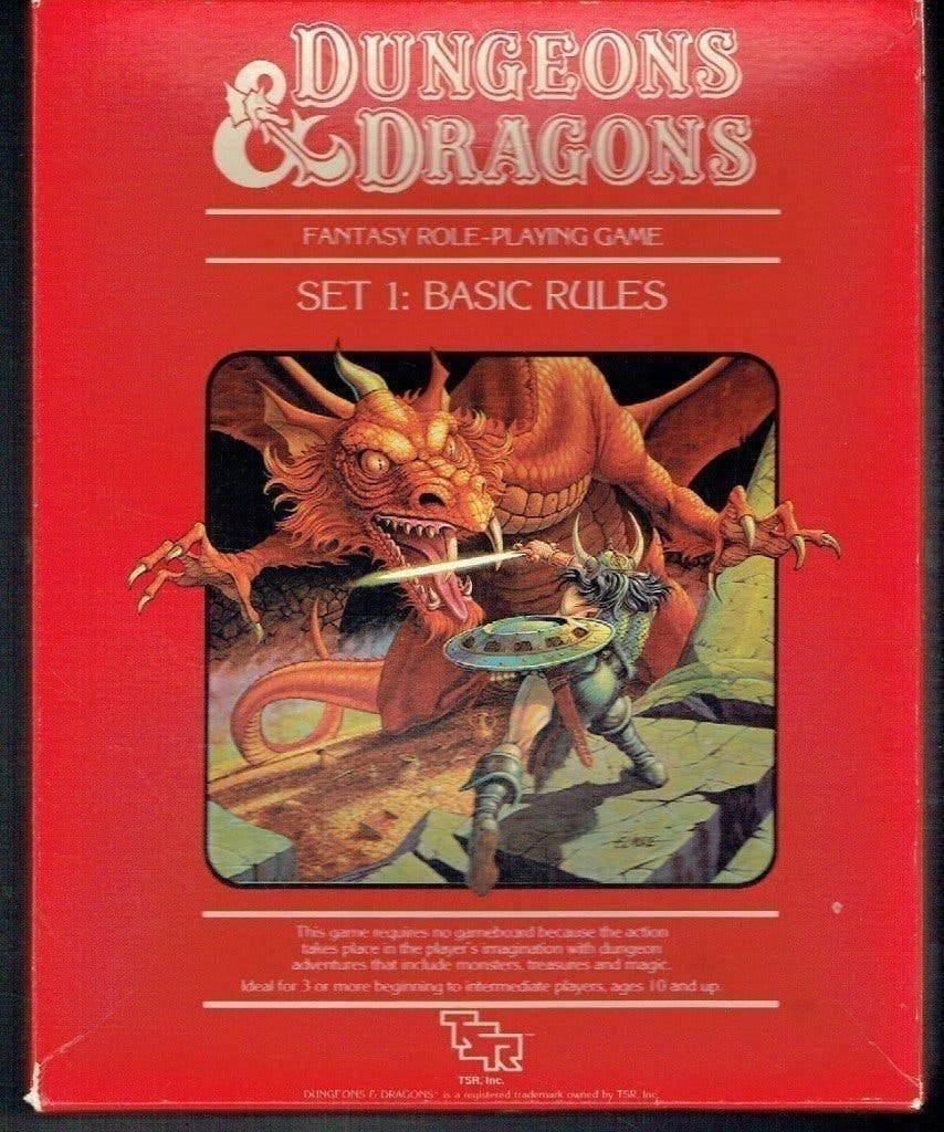 Dungeons & Dragons - Basic Set (12th, Red Box), Ophalen of Verzenden, Gebruikt