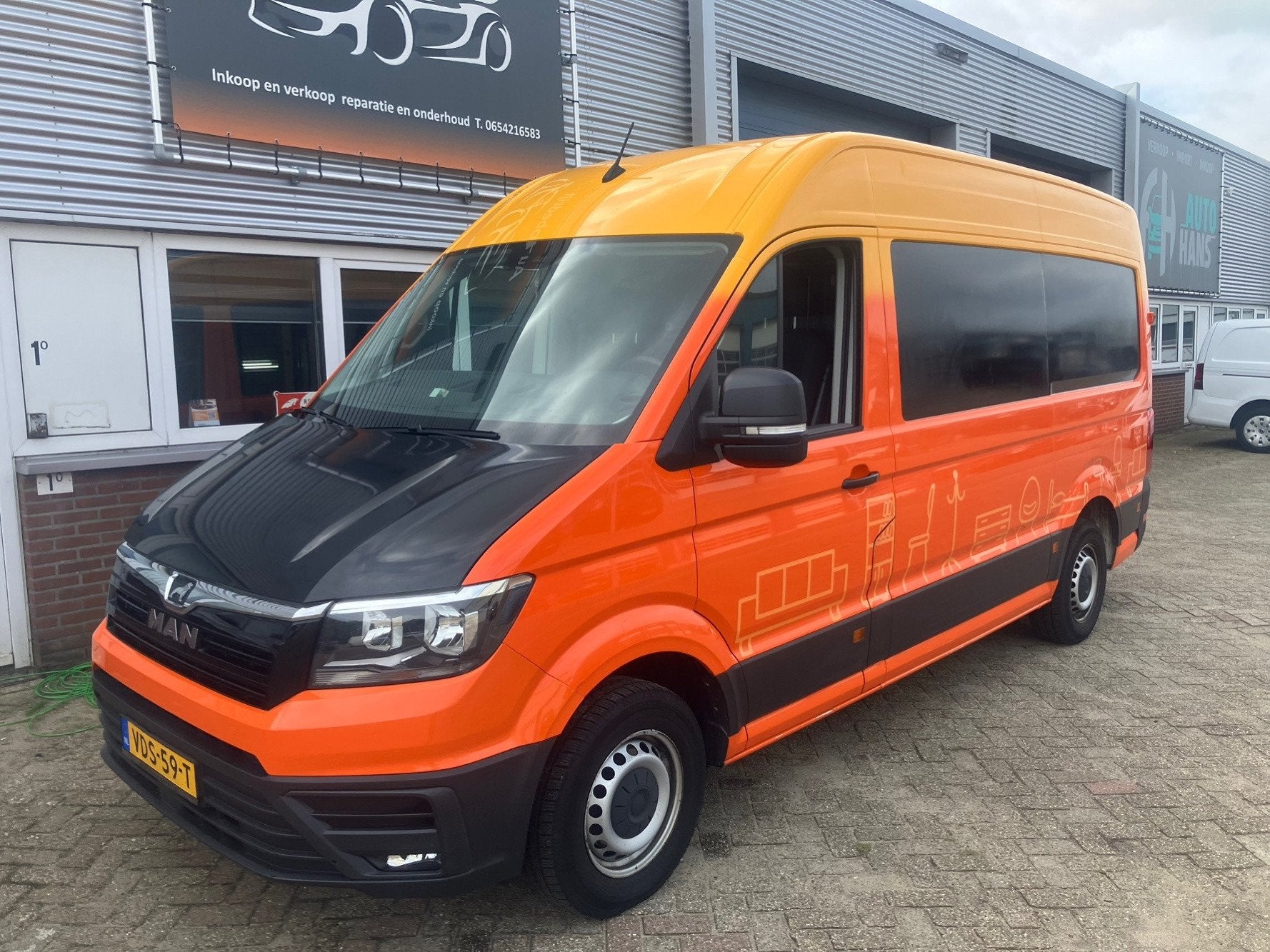 MAN TGE 35 2.0 TDI Crafter Camper, Auto's, Dealer onderhouden, Stof, Gebruikt, 4 cilinders