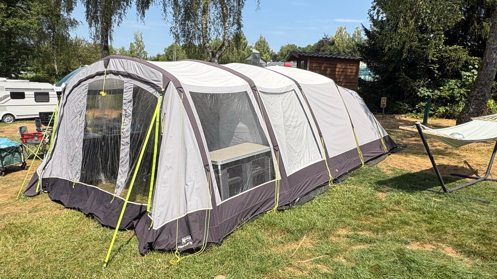 Kampa Croyde 6 AIR TC Opblaasbare Tent, Caravans en Kamperen, Tenten, Ophalen, Zo goed als nieuw, Meer dan 6