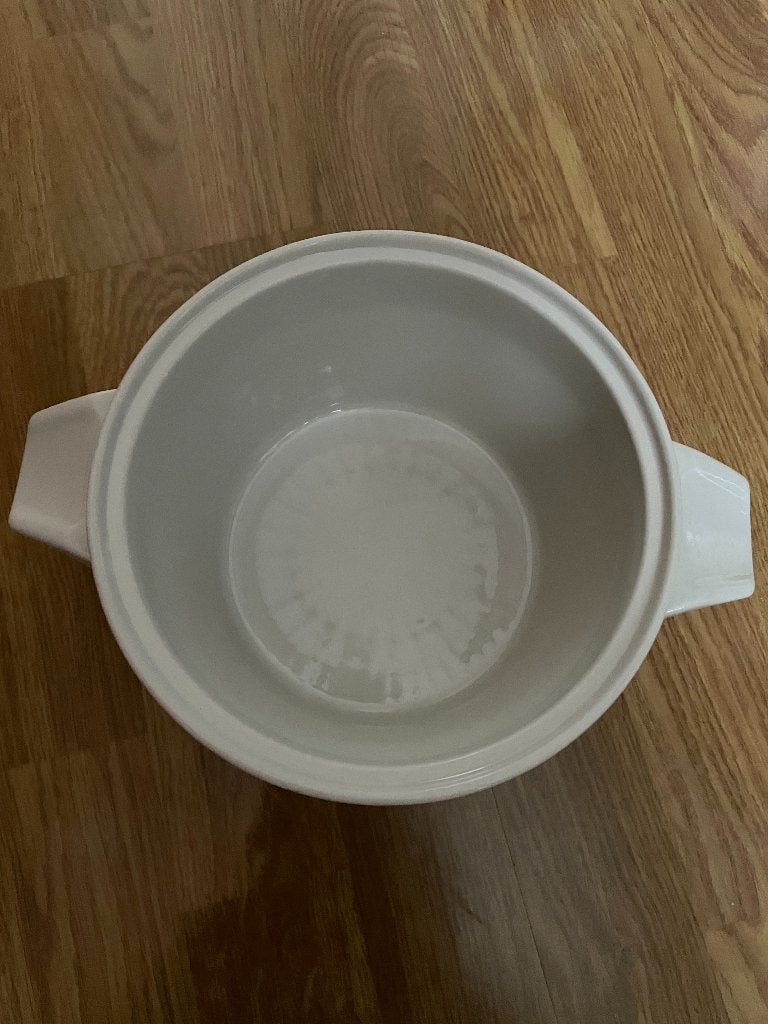 Boerenbont ronde ovenschaal zonder deksel Boerenbond, Gebruikt, Landelijk/Boerenbont, Ophalen of Verzenden, Schaal of Schalen