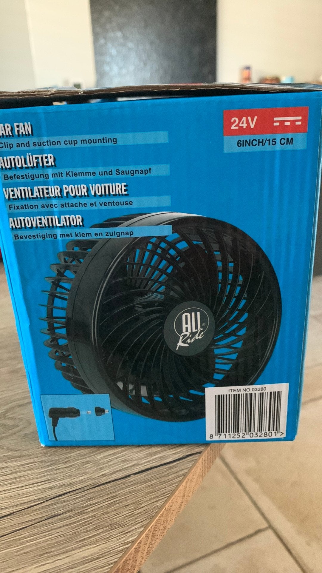 Truck ventilator 24v., Witgoed en Apparatuur, Ventilatoren, Ophalen of Verzenden, Gebruikt