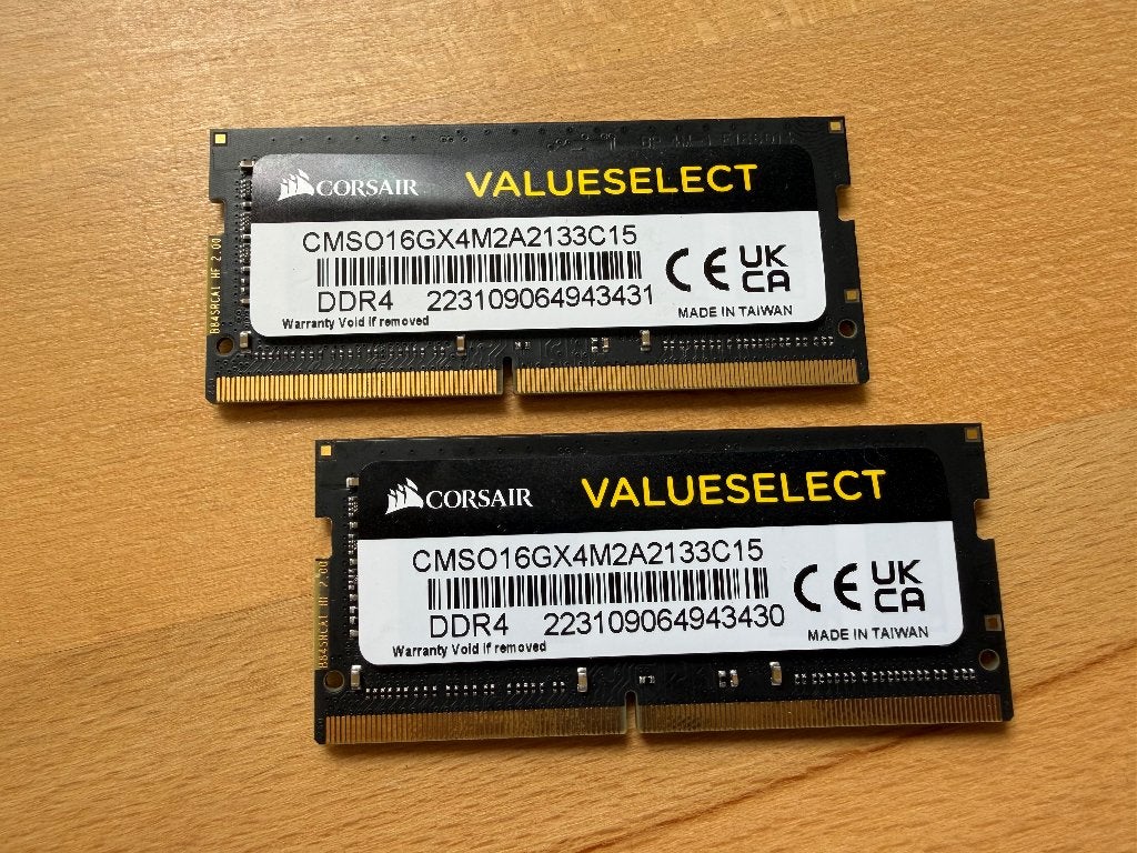 Corsair ValueSelect 16GB DDR4 SODIMM RAM – 2x8GB – 2133MHz, Verzenden, DDR4, Zo goed als nieuw, Laptop