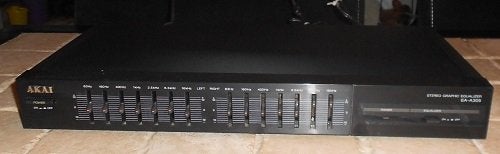 Akai Equalizer 2 x7 kanaals EA A305 zwart,als nieuw.., Ophalen of Verzenden, Zo goed als nieuw, Equalizer