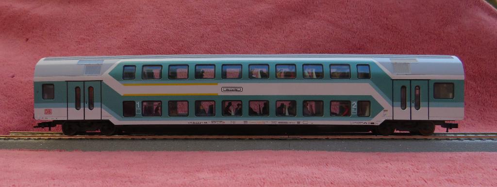 Fleischmann 5122. DB dubbeldeks rijtuig, Gelijkstroom, Fleischmann, Wagon, Ophalen of Verzenden