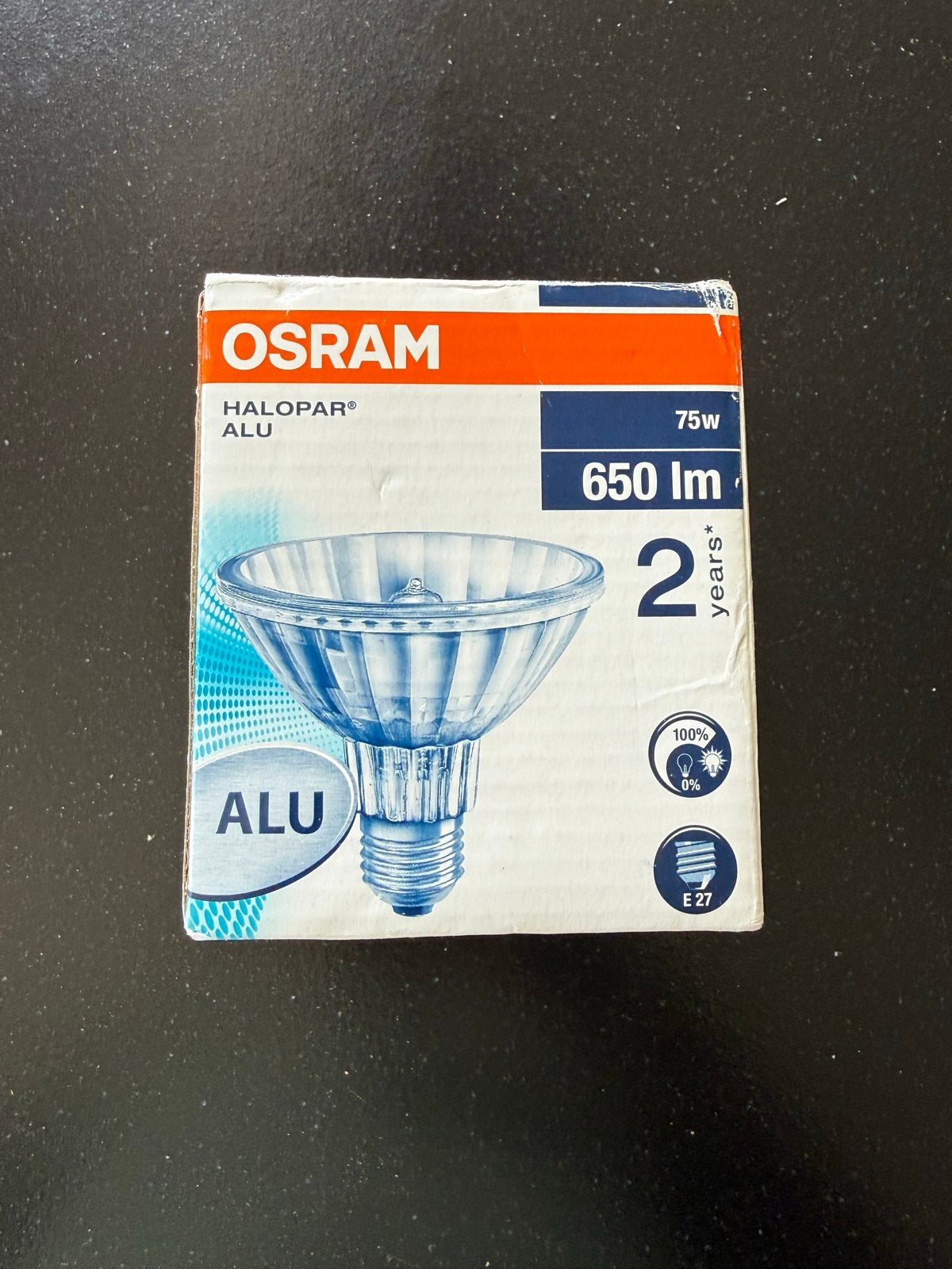 Osram Halopar 30 75W 650lm E27 Halogeenlamp - Nieuw, Osram, 60 watt of meer, Nieuw, Halogeenlamp