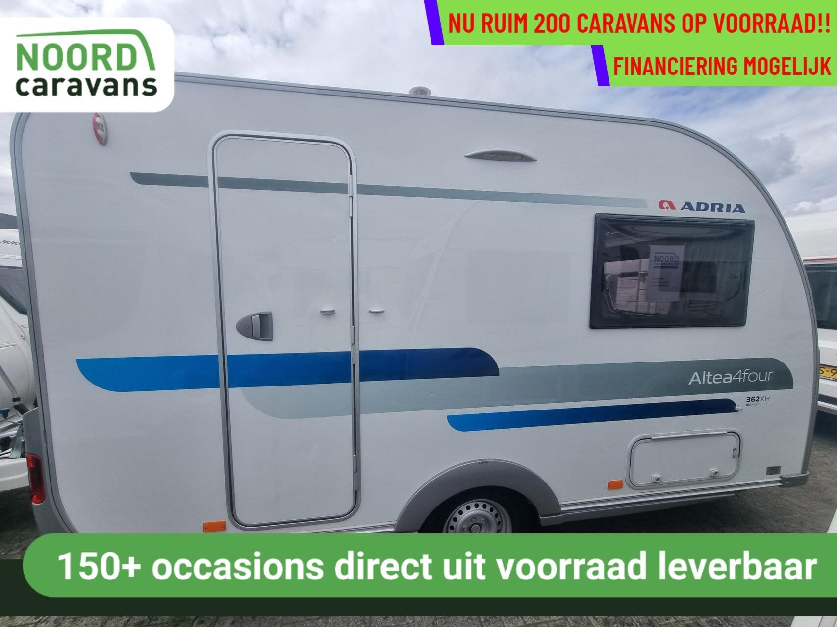 Adria ALTEA 4FOUR 362XH ENKELE BEDDEN + PANO DAK +EINDKEUKEN, Tot en met 2, Bedrijf, Adria, 5 tot 6 meter