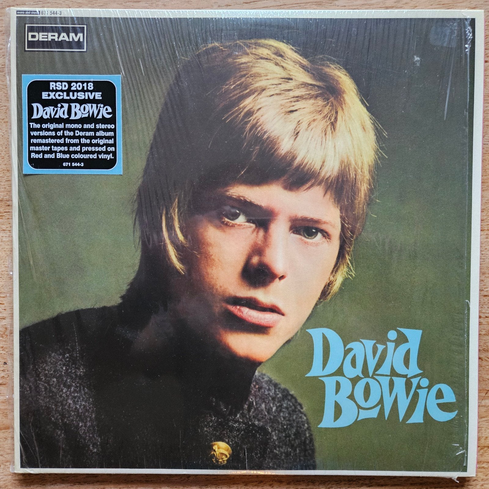 David Bowie - S/T (RSD 2018 Exclusive) Red & Blue Vinyl, LP, Rock, Ophalen of Verzenden, Zo goed als nieuw