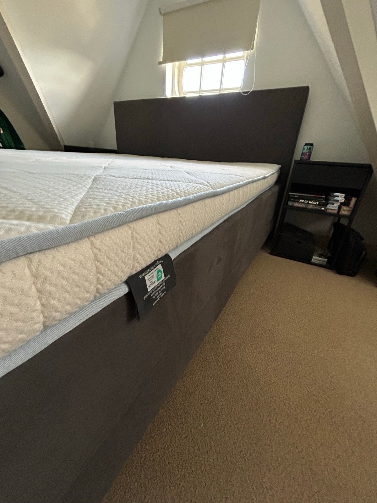 Swiss Sense Boxspringbed 180x200 cm, Huis en Inrichting, Ophalen, Tweepersoons, Zo goed als nieuw, 180 cm