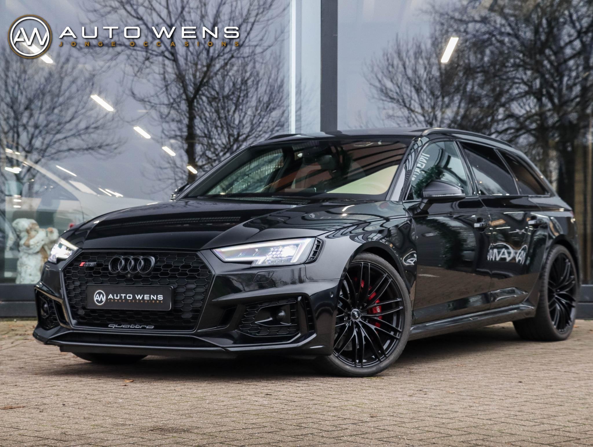 Audi RS4 Avant 2.9 TFSI Quattro Panoramadak Stoelventilatie, Auto's, Audi, Automaat, Gebruikt, Zwart, Vierwielaandrijving