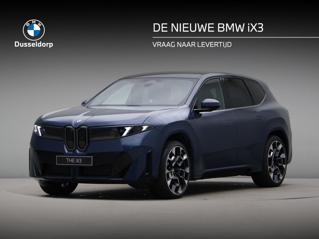 BMW iX3 50 xDrive 113 kWh M sportpakket (bj 2026, automaat), Auto's, BMW, Automaat, Stof, Zwart, Blauw