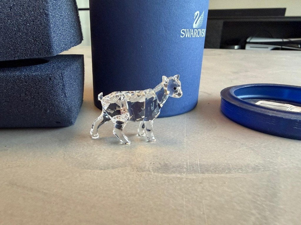 Swarovski Geitenjong 894593 | Compleet met doos |, Ophalen of Verzenden, Zo goed als nieuw, Figuurtje