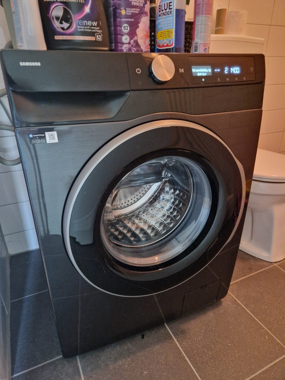 Samsung AI Wash Wasmachine - Zo goed als nieuw, Ophalen, 1200 tot 1600 toeren, 8 tot 10 kg, Wolwasprogramma