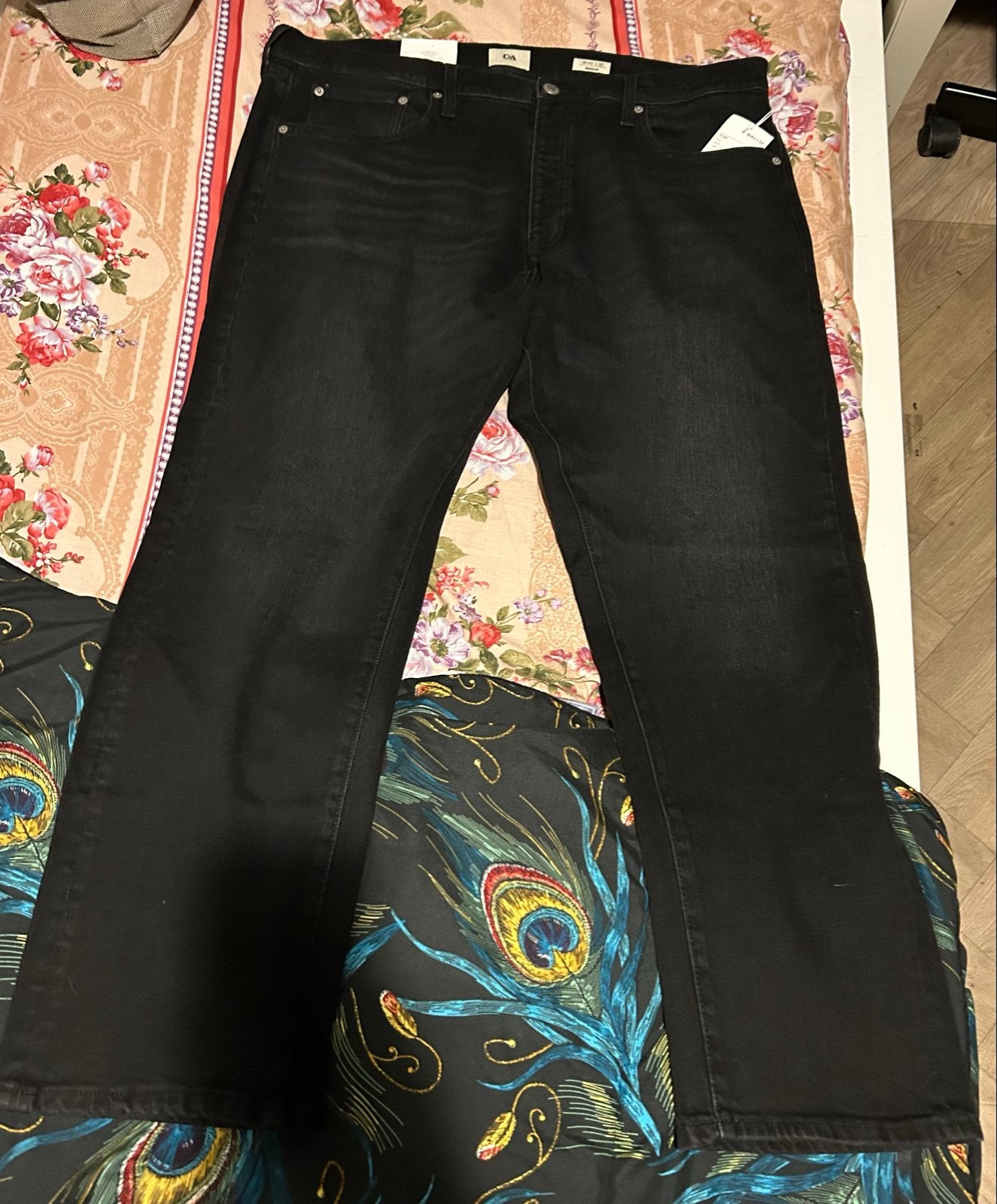 Nieuwe River Island Regular Jeans W40 L32 - Zwart, Ophalen of Verzenden, Nieuw, Zwart, W40 - W42 (confectie 56/58)