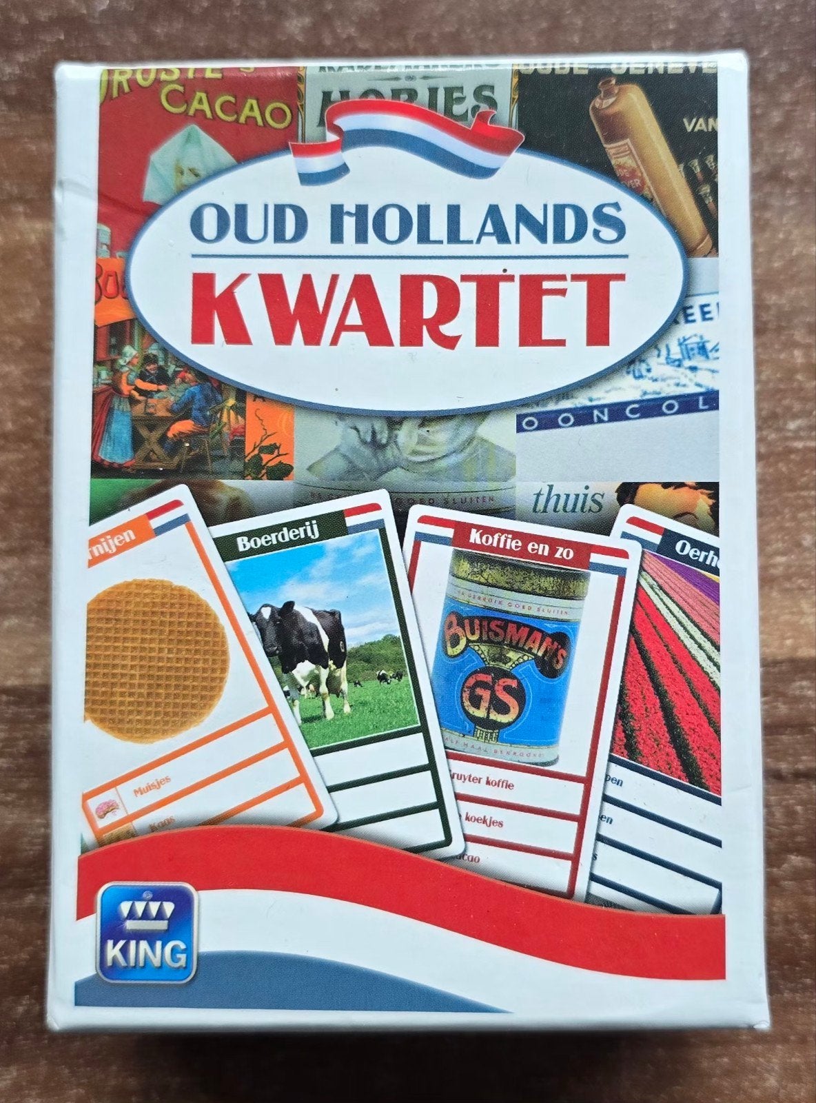 Oud Hollands Kwartet - King Spellen, Drie of vier spelers, Ophalen of Verzenden, Gebruikt, King