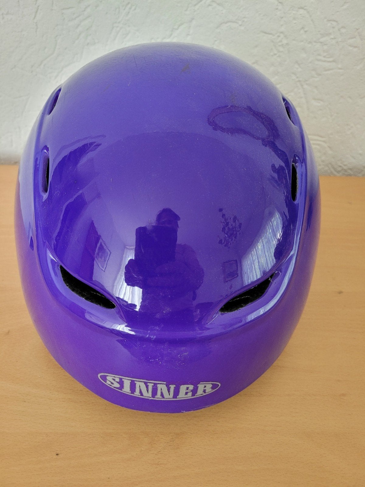Sinner ski- en snowboardhelm M (57-58cm) paars, Overige merken, Overige typen, Ophalen of Verzenden, Zo goed als nieuw
