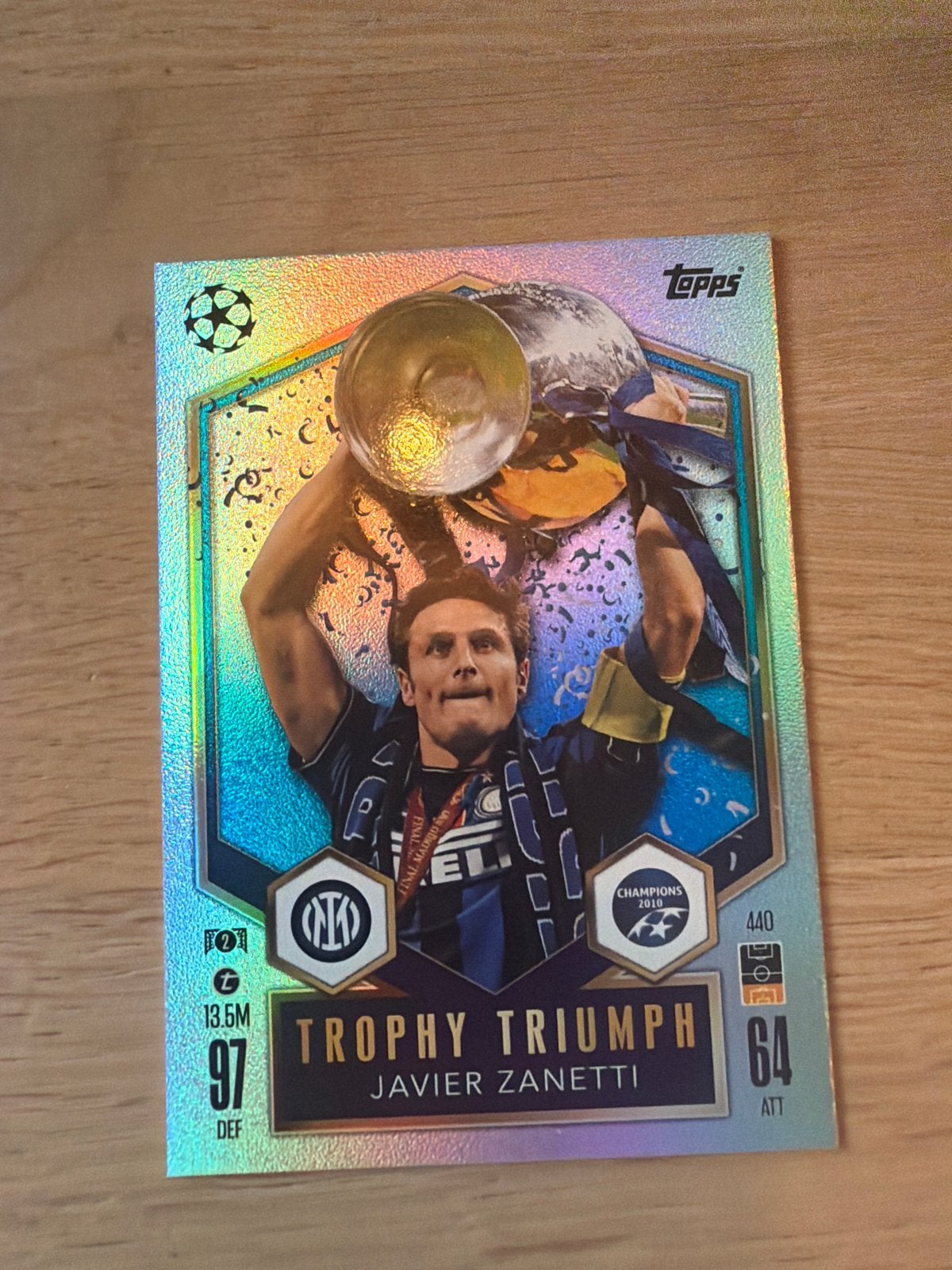 Topps Match Attax Champions League Trophy Triumph kaarten, Ophalen, Zo goed als nieuw, Buitenlandse clubs, Spelerskaart