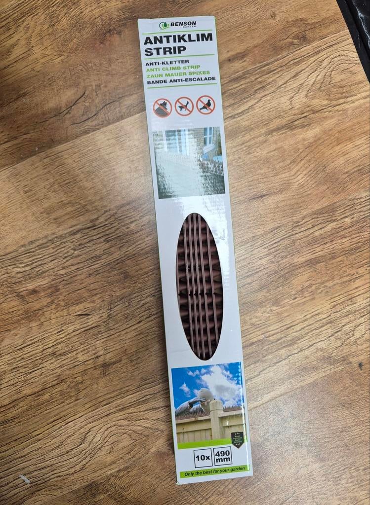 Anti-klim strips voor hekwerk of muur - 10 stuks, Ophalen of Verzenden, Nieuw, Overige typen