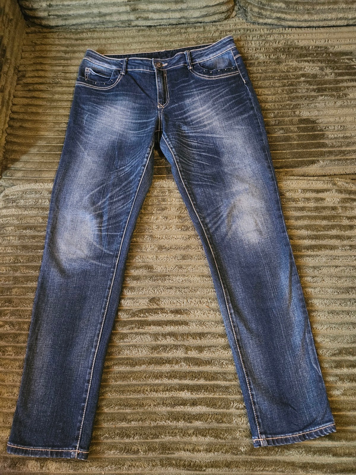 Dames spijkerbroek maat 44., Kleding | Dames, Ophalen, Blauw, Yessica, Maat 42/44 (L)
