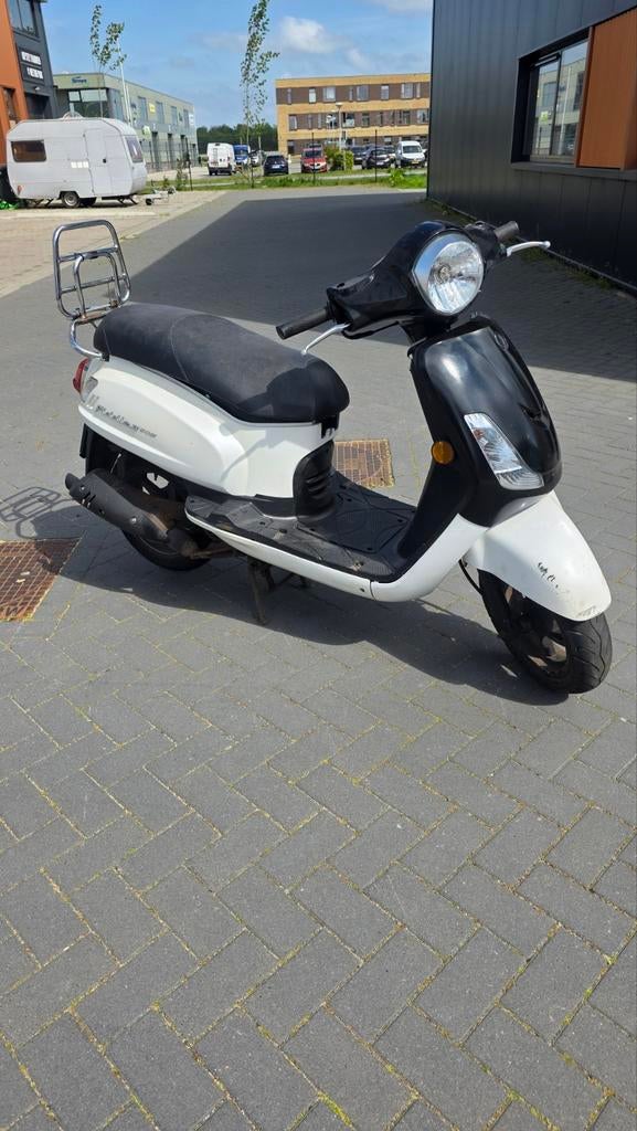 Sym Fiddle 2 Euro 5 2021 - Project Scooter, Fietsen en Brommers, Scooters | SYM, Ophalen, Gebruikt, Maximaal 45 km/u, Benzine