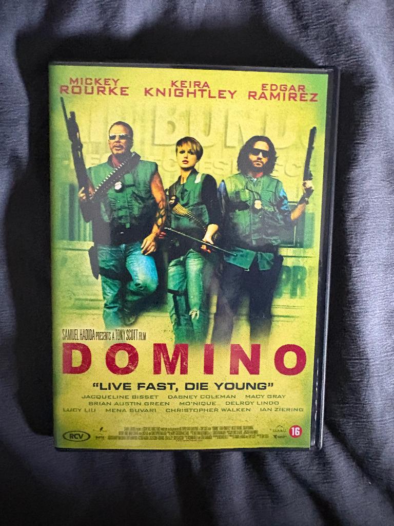 Domino dvd, Vanaf 16 jaar, Ophalen of Verzenden, Zo goed als nieuw