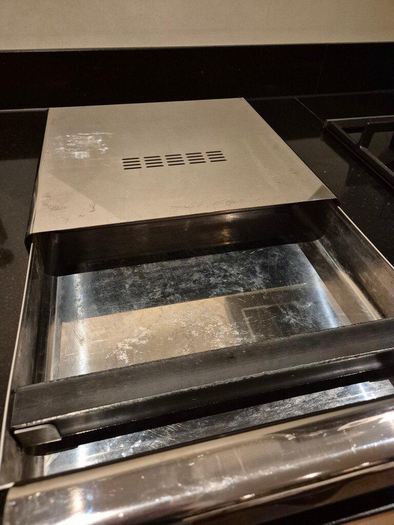 RVS Uitkloplade (Uitklopbak) voor Koffie barista, Witgoed en Apparatuur, Ophalen, Gebruikt, Barista-accessoire, De'Longhi